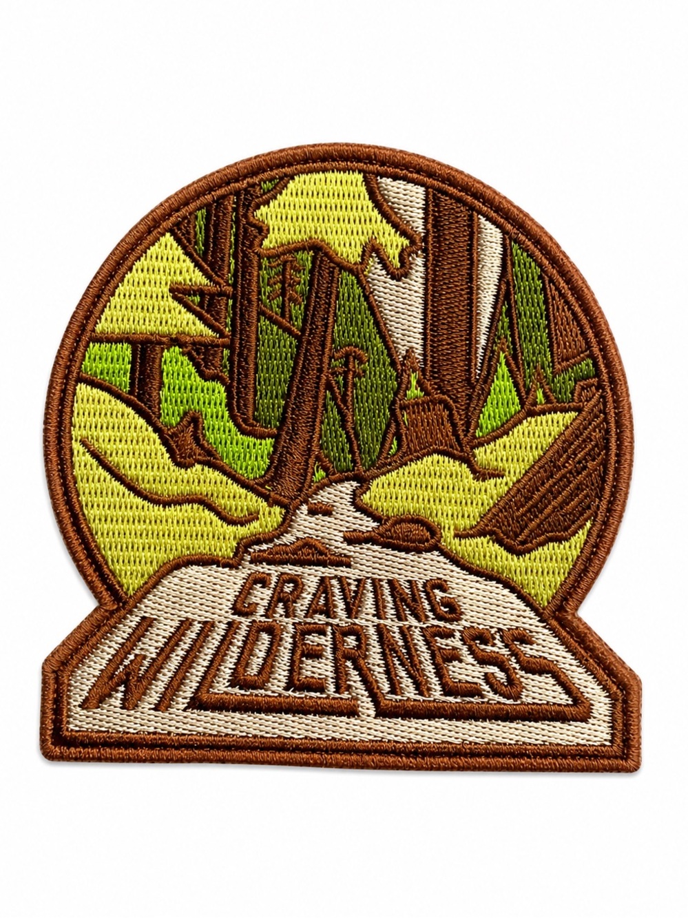 Large National Park Wilderness Iron On Patch Mountains Outdoors Embroidered New